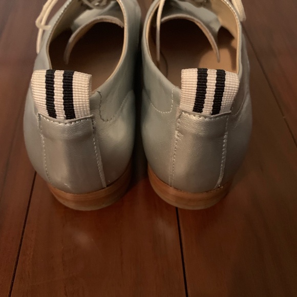 Rag and Bone silver audrey lace up oxford sz 38.5 - Picture 2 of 5